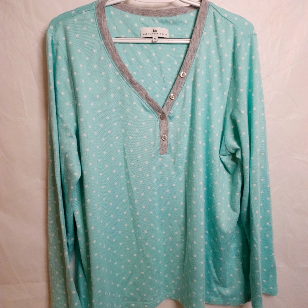 Mint Polka Dot Pajamas